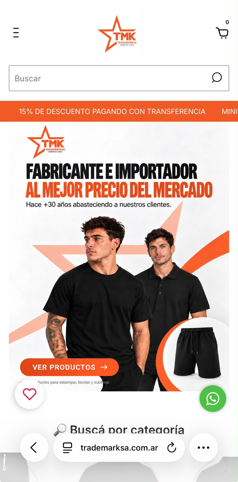 Home de TradeMark SA optimizada