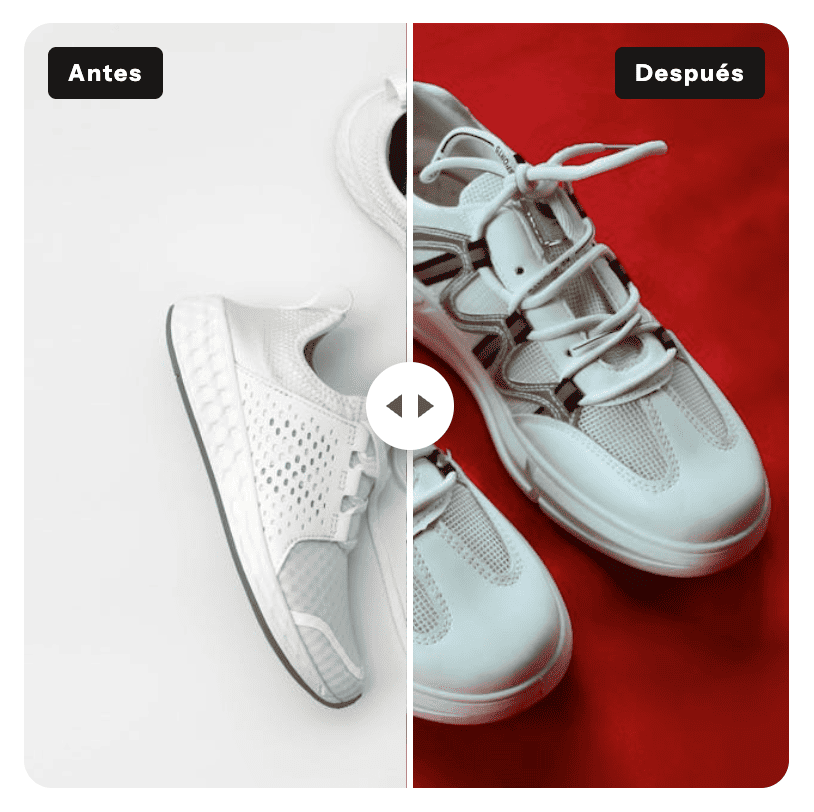 Comparador antes y después